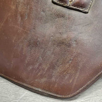 Lg Belly Girth, x2 els, D Ring, strap *gc, scrapes, scratches, stretched, rubs, bubbled, faded
