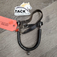 1 Only Rowel Spur, rubber sides, lether spur strap *gc/fair, mnr dirt, taped, rubs, split rubber

