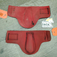 Pr Neoprene Hhind Boots, velcro *gc/fair, dirty, stains, faded, older, threads
