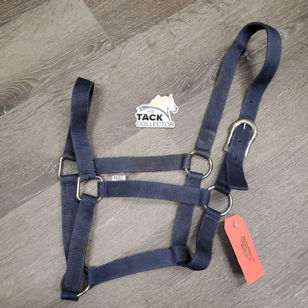 Thin Nylon Halter *gc, older, dirty, stains, discolored, mnr rust