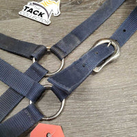 Thin Nylon Halter *gc, older, dirty, stains, discolored, mnr rust
