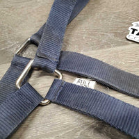 Thin Nylon Halter *gc, older, dirty, stains, discolored, mnr rust
