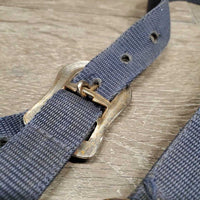 Thin Nylon Halter *gc, older, dirty, stains, discolored, mnr rust
