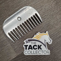 Wide Thick Aluminum Mane Comb, Wide Teeth *vgc, mnr dirt?stain
