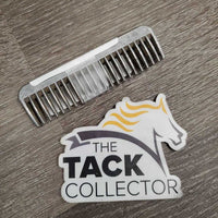 Metal Mane Comb *gc, older, residue, stains