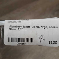 Aluminum Mane Comb *vgc, sticker
