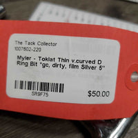 Thin v.curved D Ring Bit *gc, dirty, film
