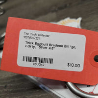 Thick Eggbutt Bradoon Bit *gc, v.dirty
