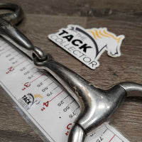 Thick Hvy Eggbutt Snaffle Bit *gc, mnr scuffs, clean, stains, residue, scratches, chews
