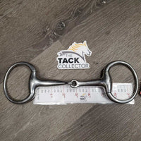 Thick Hvy Eggbutt Snaffle Bit *gc, mnr scuffs, clean, stains, residue, scratches, chews
