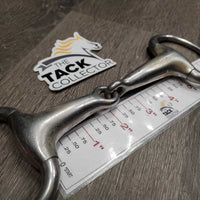 Thick Hollow Mouth Eggbutt Snaffle Bit *gc/fair, scuffs, dull, loose edges, stains, residue, scratches
