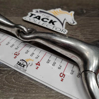 Thick Hollow Mouth Eggbutt Snaffle Bit *gc, scuffs, clean, stains, residue, scratches
