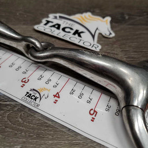 Thick Hollow Mouth Eggbutt Snaffle Bit *gc, scuffs, clean, stains, residue, scratches