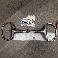 Thick Hollow Mouth Eggbutt Snaffle Bit *vgc, clean, stains, scuffs, scratches, spots
