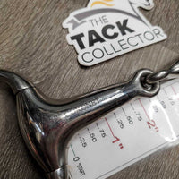Thick Hollow Mouth Eggbutt Snaffle Bit *vgc, clean, stains, scuffs, scratches, spots
