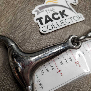 Thick Hollow Mouth Eggbutt Snaffle Bit *vgc, clean, stains, scuffs, scratches, spots