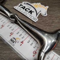Thick Hollow Mouth Eggbutt Snaffle Bit *vgc, clean, stains, scuffs, scratches, spots