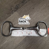 Thick Hollow Mouth Eggbutt Snaffle Bit *vgc, clean, stains, scuffs, scratches, spots
