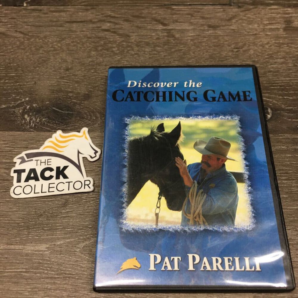 Discover the Catching Game with Pat Parelli DVD, Plastic Case *vgc, scuffs, dusty dvd