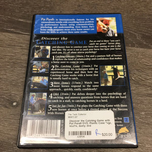 Discover the Catching Game with Pat Parelli DVD, Plastic Case *vgc, scuffs, dusty dvd