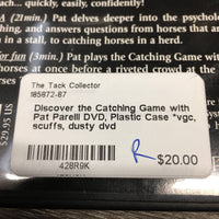 Discover the Catching Game with Pat Parelli DVD, Plastic Case *vgc, scuffs, dusty dvd