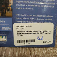 Parelli's Secret An Introduction to Natural Horsemanship DVD, sealed *new