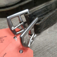 v.thick & wide Stirrup Leathers *gc, faded, rubs, xholes, scrapes, dents
