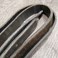 v.thick & wide Stirrup Leathers *gc, faded, rubs, xholes, scrapes, dents