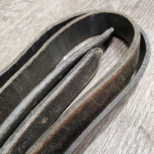 v.thick & wide Stirrup Leathers *gc, faded, rubs, xholes, scrapes, dents