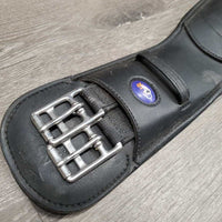 Padded Neoprene Dressage Girth, Center D Ring *vgc, mnr dirt & film
