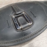 Padded Neoprene Dressage Girth, Center D Ring *vgc, mnr dirt & film
