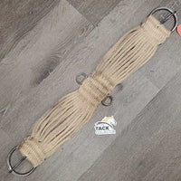 27 String Mohair Cinch, 2x D Rings *gc, v.dirty, stained, hair
