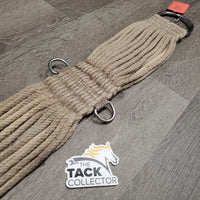 27 String Mohair Cinch, 2x D Rings *gc, v.dirty, stained, hair
