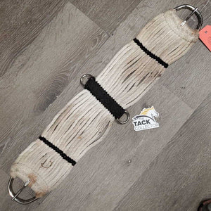 17" Cotton String Cinch, 2x D Rings *gc, dirty, stained, hairy