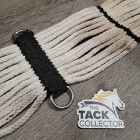 17" Cotton String Cinch, 2x D Rings *gc, dirty, stained, hairy

