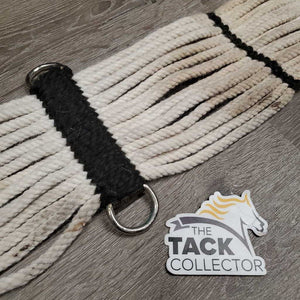 17" Cotton String Cinch, 2x D Rings *gc, dirty, stained, hairy