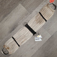 17" Cotton String Cinch, 2x D Rings *gc, dirty, stained, hairy
