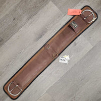 Nylon Web & Neoprene Velcro Lined Cinch, 2x D Rings *fair/gc, v.rusty, dirty, threads