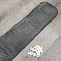 Nylon Web & Neoprene Velcro Lined Cinch, 2x D Rings *fair/gc, v.rusty, dirty, threads
