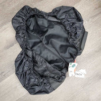 Grippy Top - Nylon Sides Jump Saddle Cover, velcro stirrup openings, tag *new, older, mnr dirt
