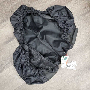 Grippy Top - Nylon Sides Jump Saddle Cover, velcro stirrup openings, tag *new, older, mnr dirt