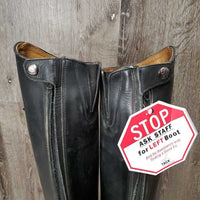 Field Boots, zips *vgc, older, mnr rubs, scratches & faded
