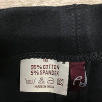 JUNIORS Hvy Cotton Breeches, Pull On *vgc, seam puckers, clean, hair, mnr dents & faded
