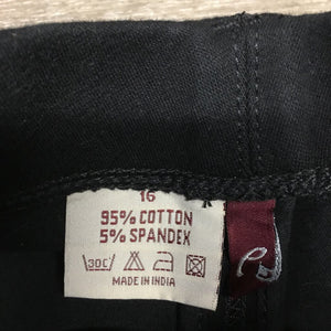 JUNIORS Hvy Cotton Breeches, Pull On *vgc, seam puckers, clean, hair, mnr dents & faded