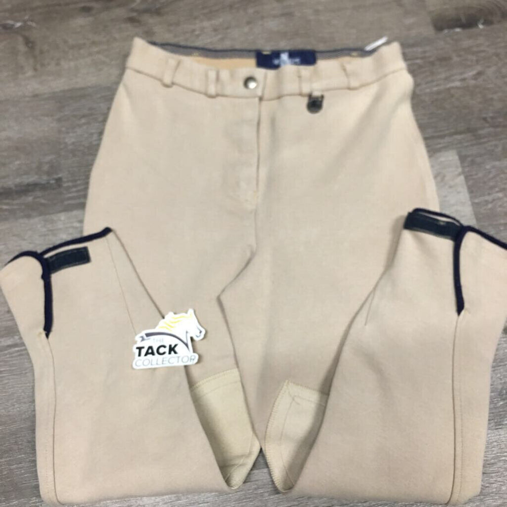 Hvy Cotton Breeches *gc, older, pills & rubs