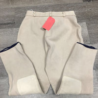 Hvy Cotton Breeches *gc, older, pills & rubs

