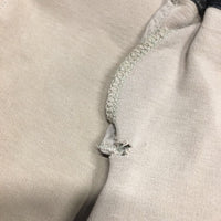 Hvy Cotton Breeches, Zipper *gc, older, faded, wavy seams, pilly edges, hairy velcro, seam hole