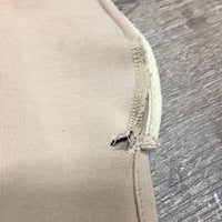 Hvy Cotton Full Seat Breeches *gc, older, sm holes, faded, stains, pilly lining, rubs & pills
