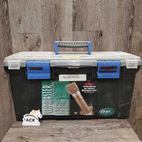 Adj Speed Body Clippers, 3 prs blades, oil, box, tray *gc, hairy, WORKS, SOUND GOOD, bending left spring, rust
