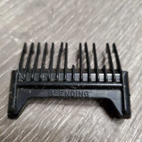 Single Speed Cordless Clippers, Blades, Cover, Charger, 5 Plastic Guards *gc, clean, broken teeth, WORKS (needs charge), older

